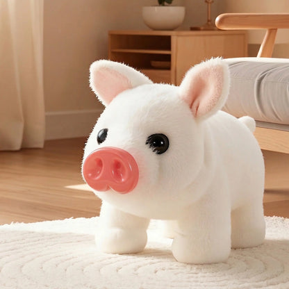 Summervibes Electric Plush Cute Piglet Realistic Vocalisation Electronic Pet Toy