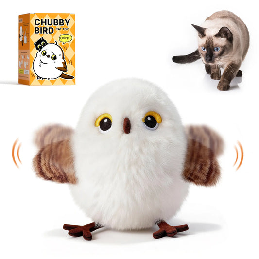 Potaroma Flapping Bird Cat Toy – Lifelike Chirping & Tweeting Interactive Catnip Toy, Rechargeable & Touch Activated, Perfect Exercise Toy for Kittens and Cats of All Breeds (5.1" – Cuckoo) #Summervibes #Petlovers