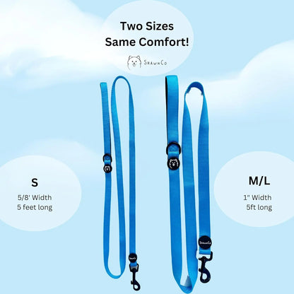 Shawnco | Dream Walk Dog Leash- Premium, Nylon Pet Leash with Soft Neoprene Handle for Small, Medium and Large Dogs