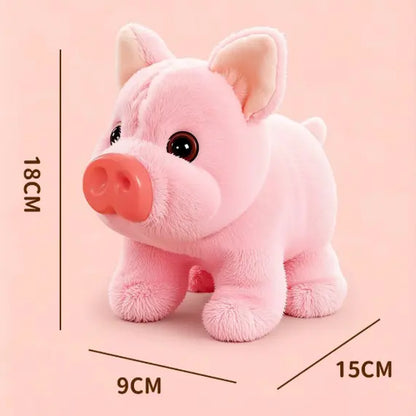 Summervibes Electric Plush Cute Piglet Realistic Vocalisation Electronic Pet Toy