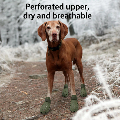 Breathable Pet Shoes, 4 Counts/Set Non-Slip Pet Shoes, Comfortable Pet Paws Protective Shoes, Pet Supplies for All Seasons