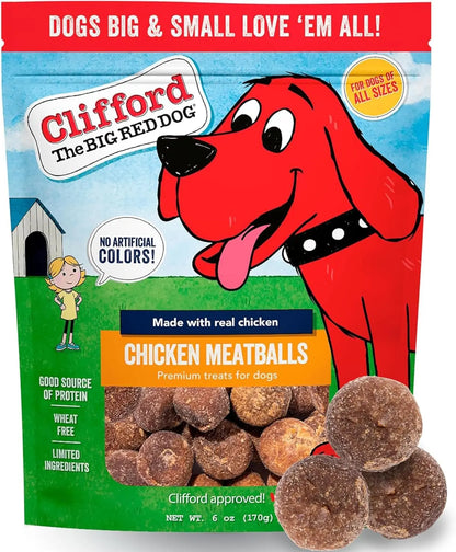 Clifford Dog Treats – Mini Burger, Chicken Meatball, Mini Chicken Training Dog Treats