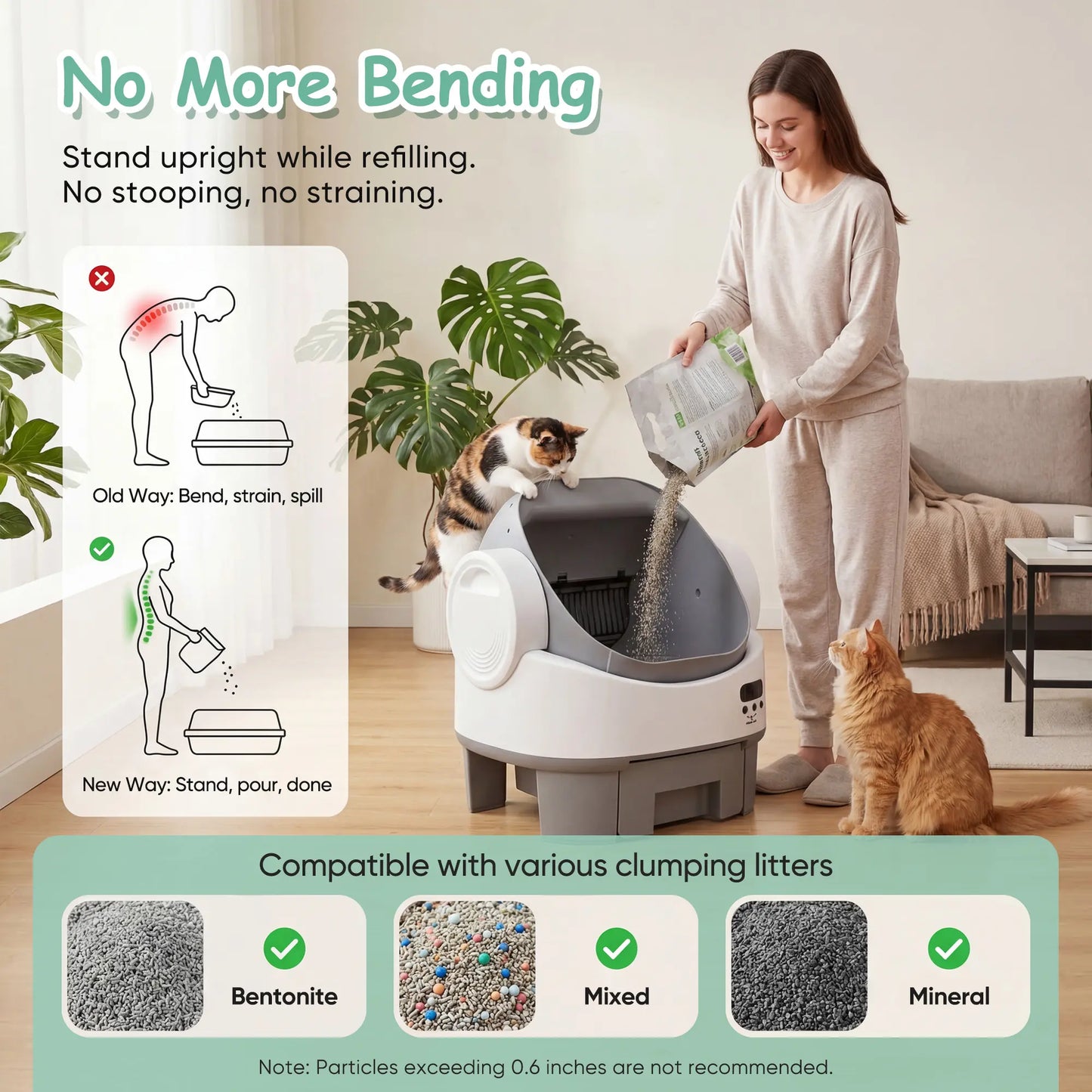 Warcat Next-Gen Automatic Open-Top Cat Litter Box Simplified Self-Cleaning Litter Box with Reliable Safety Sensors App-Free Design for Easy Use #Summervibes #Petlovers