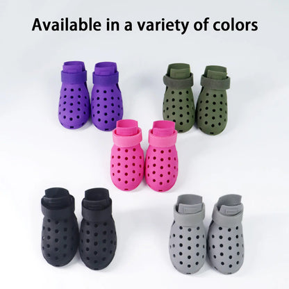 Breathable Pet Shoes, 4 Counts/Set Non-Slip Pet Shoes, Comfortable Pet Paws Protective Shoes, Pet Supplies for All Seasons