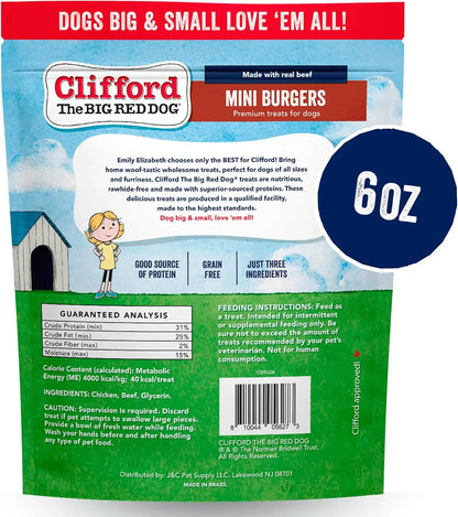 Clifford Dog Treats – Mini Burger, Chicken Meatball, Mini Chicken Training Dog Treats