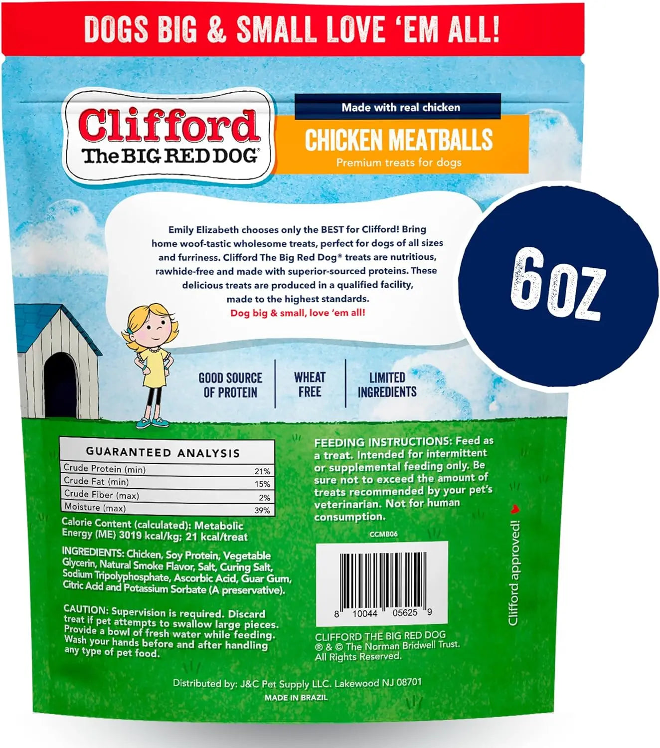 Clifford Dog Treats – Mini Burger, Chicken Meatball, Mini Chicken Training Dog Treats
