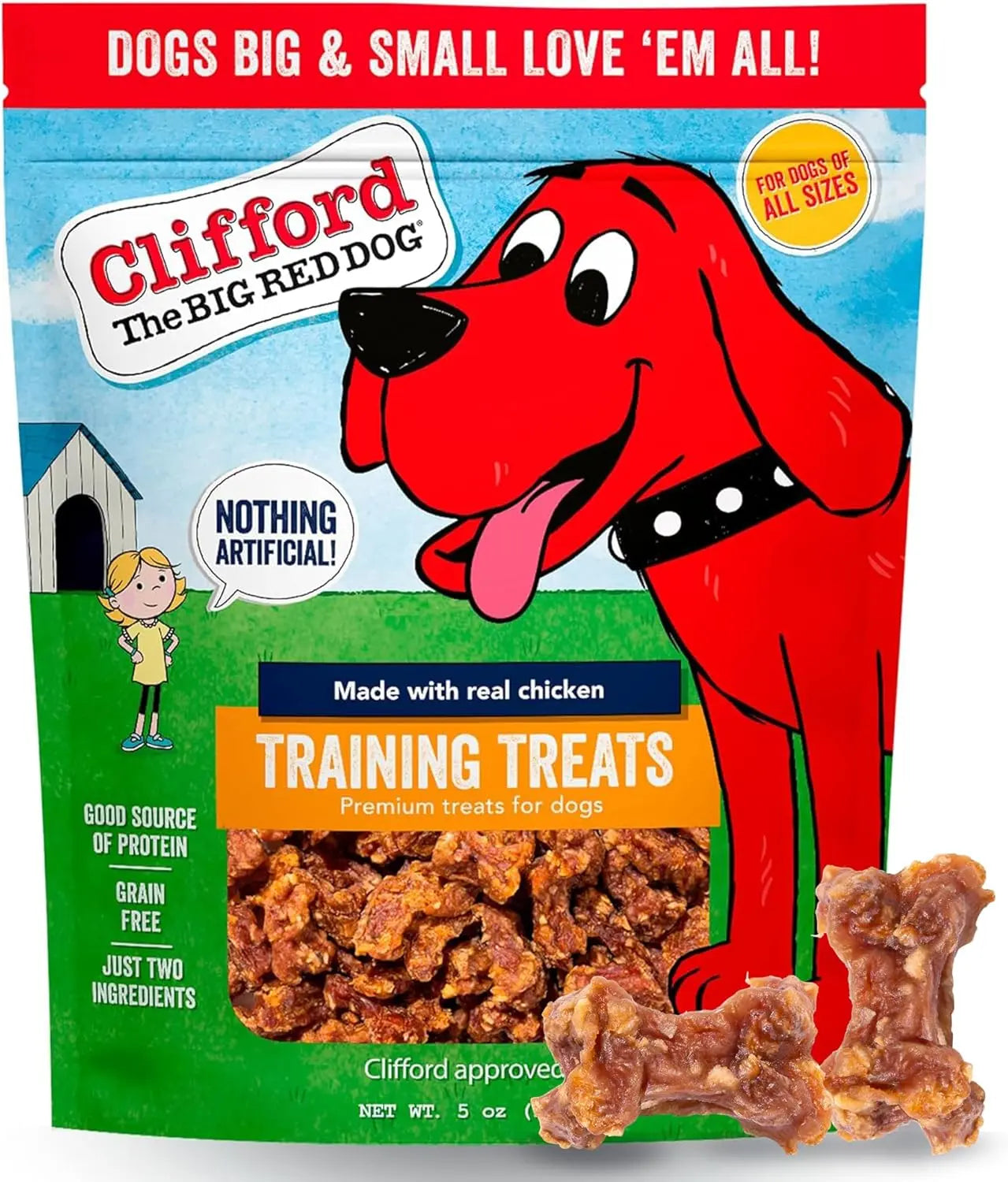 Clifford Dog Treats – Mini Burger, Chicken Meatball, Mini Chicken Training Dog Treats